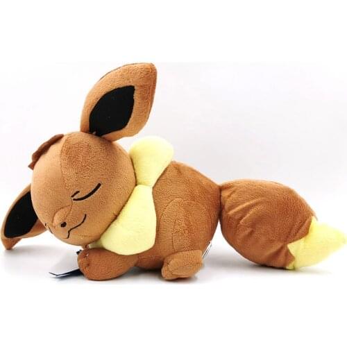 New 5PCS Sleeping Eev 14“ 35CM Plush Doll