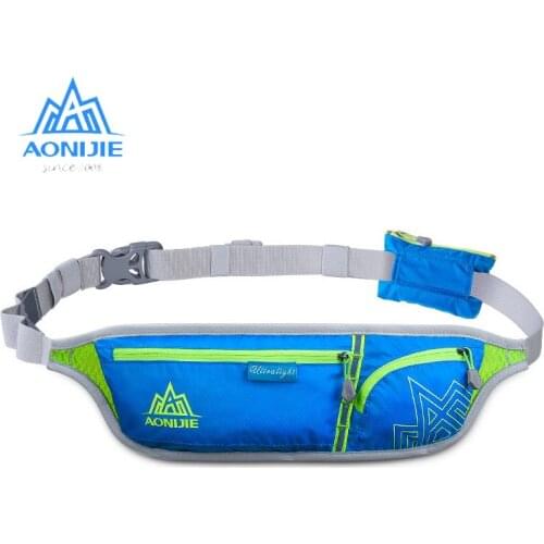 Aonijie Outdoor Running Waist Bag Gym Fitness Bag Marathon Riding Mobile Phone Waist Bag Waist Belt