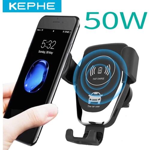 Qi 10W Car Fast Wireless Charger For iPhone 8 8 Plus XS 7.5W Car Wireless Charger For Samsung Galaxy S7 S8 S9 S10 Note 9 Charger