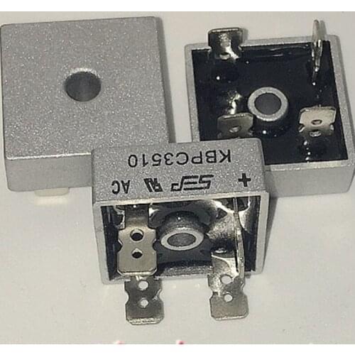 Free Ship Silicon Rectifier KBPC1510 15A KBPC2510 25A KBPC3510 35A KBPC5010 50A Bridge Rectifier Gasoline Generator ET950 650
