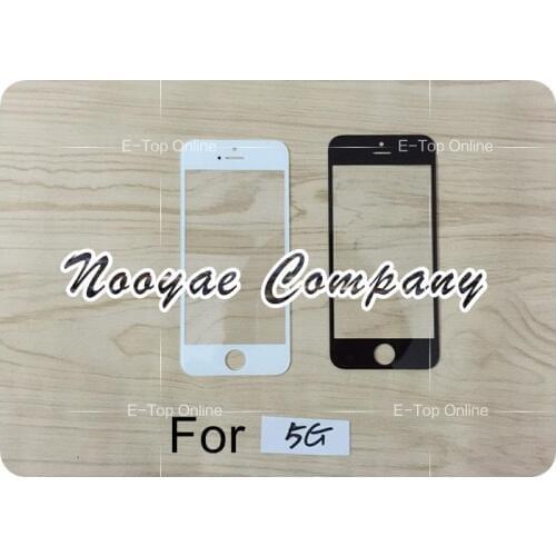 Black/White touch screen lens for iphone 5 5g 5s 5c LCD display Glass Lens Screen Replacement; 50pcs/lot