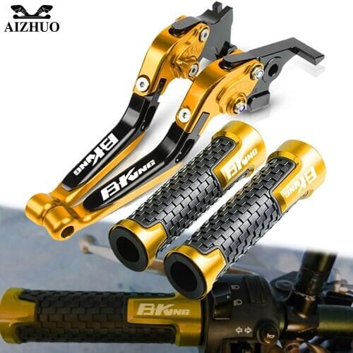 FOR SUZUKI BKING B-KING 2008 2009 2010 2011 2012 Motorcycle Clutch Brake Levers CNC Aluminum Adjustable Handlebar Hand Grips