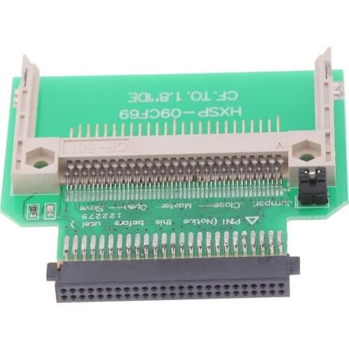 Hot Sale Compact Flash CF To 1.8" IDE 50 Pin Converter Adapter Hard Drive Riser Card Adaptator