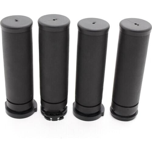 1" 25mm Black Motorcycle rubber Handle Bar Hand Grips For Harley Touring Dyna Softail Custom Sportster 883 1200 XL
