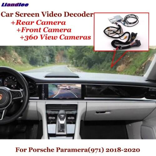 HD Screen 360 VGA LVDS Interface DVR Rear Front View Camera For Porsche Panamera(971) 2018-2020 Reverse Parking Image Decoder