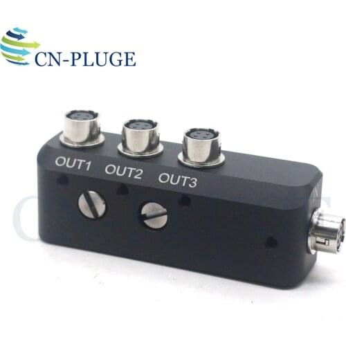 Power supply 3-way distributor Hirose 4 pin female TO 3x Hirose 4 pin female power Three way splitter Camera power distributor
