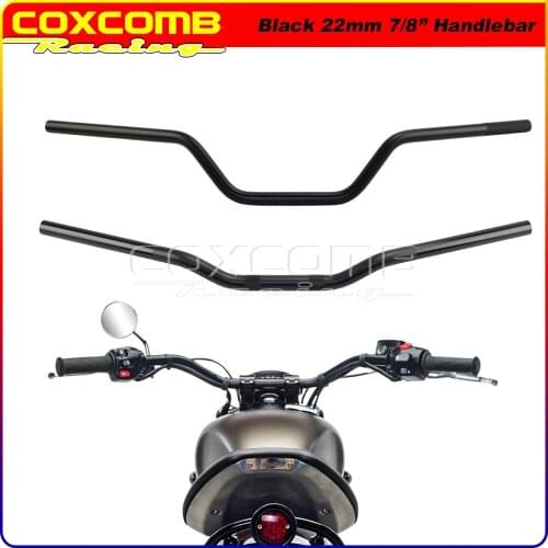 Custom Classic 7/8" Handlebar 690mm 820mm 22mm Handle Bar High Rise Drag Bar Universal for Honda Suzuki Cafe Racer Bobber