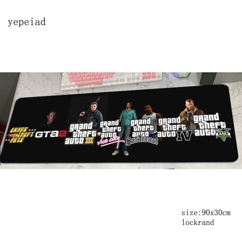 Gta 5 mouse pad gamer 900x300x4mm gaming mousepad Aestheticism notbook desk mat Indie Pop padmouse games pc gamer mats gamepad