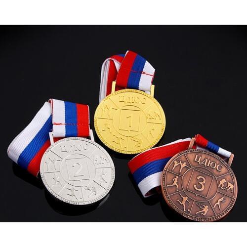 Medals factory Custom Sports Medal low price custom medals with ribbon high quality custom metal gold silver bronze medal custom