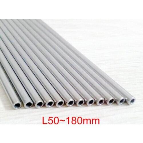 10Pcs 2*3mm Stainless Steel Tube Metal Pipes Hollow Wheel Shaft for DIY Models Toy Car Accessories Length 50-180mm