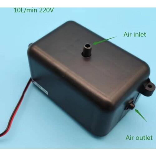 3-16L Mini Vacuum Air Pump with Silicone Tube and Air Stone 2sets Start For Tube Ozone Generator + Free Shipping