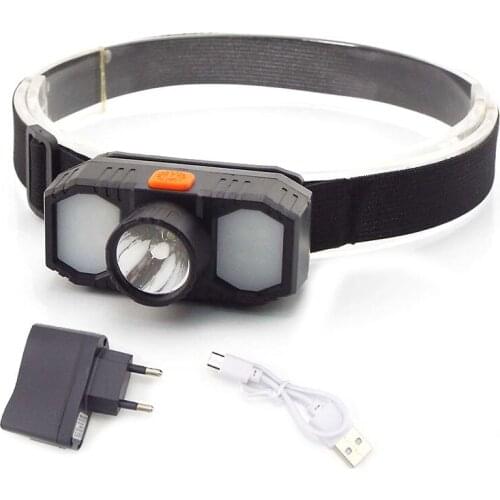 XPE SMD 3 LED Light Headlamp Head Lamp Torches lampe frontale USB Rechargeable fishing Headlight flashlight 18650 Battery s1