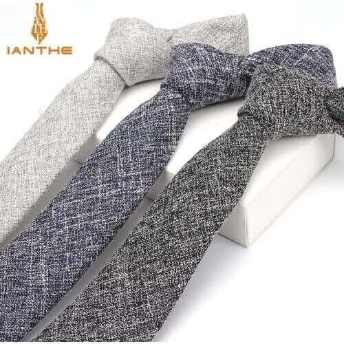 2018 Brand New Mens Fashion Vintage Classic Solid Plain Wedding Neck Ties For Man Formal Business Necktie Neckwear Ties 6cm