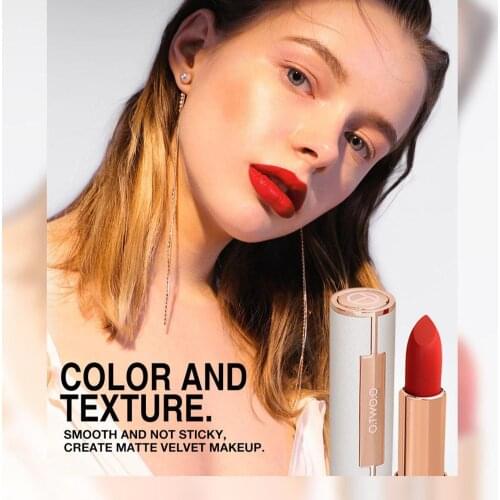 O.TWO.O 3 Color/set Velvet Matte Waterproof Long Lasting Non Sticky Lip Gloss Non-Fading Lipstick Moisturizing Lipstick Cosmetic