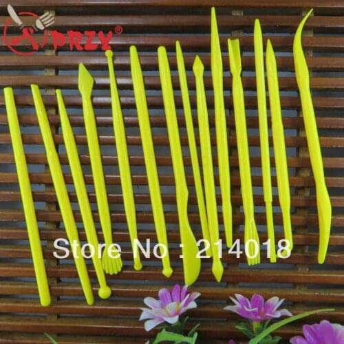 Holiday normal delivery )) Free shipping 14pcs/SET Fondant Cake modelling pen Decorating Craft Tool Cutter (fo-018)