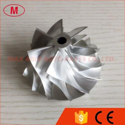 RHF5HB 7+7 blades 46.50/59.94mm performance turb Billet/milling/aluminum 2618 compressor wheel for VF30/VF34/VF35/VF36/VF37/VF39