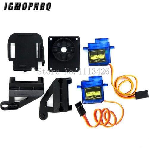 Servo bracket Camera Platform Anti-Vibration Camera Mount for Aircraft FPV Dedicated Nylon PTZ for 9G SG90 servo motor