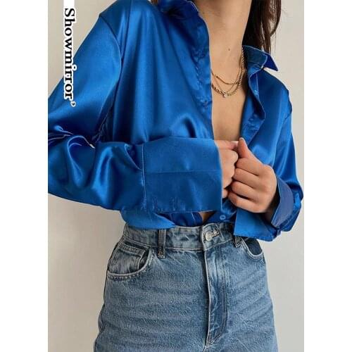 Showmirror Satin Blouses