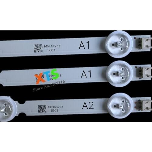 60pcs(40*A1*7LED,20*A2*8LED) LED Backlight bar for LG 32" TV 6916L-1295A 6916L-1205A 6916L-1106A 6916L-1440A 6916L-1439A 63CM