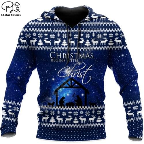 PLstar Cosmos Merry Christmas Santa Claus 3D Printed Hoodies Sweatshirts Zip Hooded For Men And Women Casual Streetwear Style-24