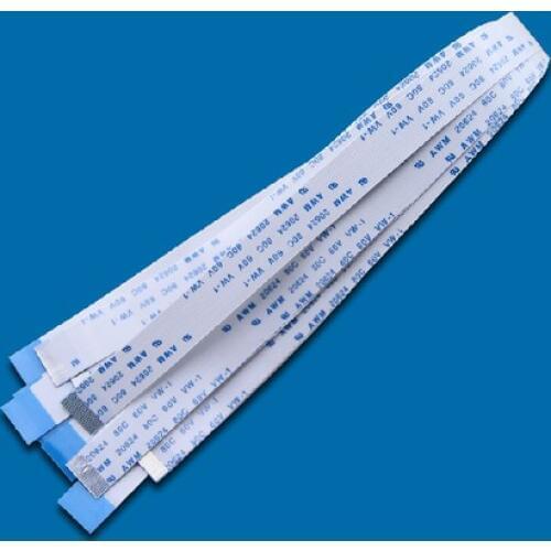WZSM New FFC FPC Flexible Flat Cable 0.5mm Pitch 12 Pin 100mm Forward Reverse AWM 20624 80C 60V