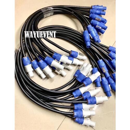 1.5M 2M Aviation IP65 Waterproof Powercon Plug Cable LED Large Screen Powercon Cord with High-power Flame-retardant Speakon
