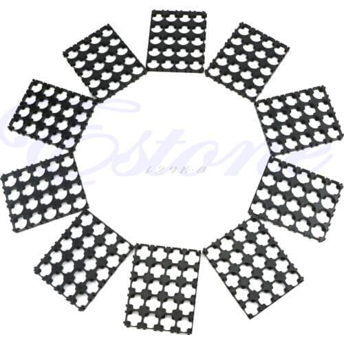 1 Set 10Pcs 4x5 Cell Spacer 18650 Battery Radiating Shell Pack Plastic Heat Holder
