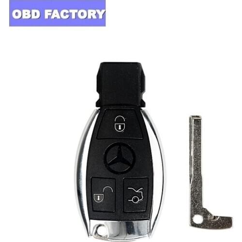 5Pcs Smart Key Shell 3 Buttons Work with CGDI for MB Be Key
