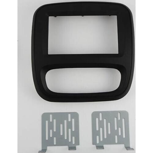 Car Fascias Stereo Radio Audio Panel Navigation Frame Dash Kit For Opel Vivaro For Trafic 2015 2016 2017