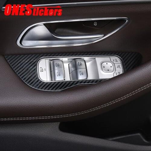 NEW For Mercedes Benz GLE GLS Class W167 V167 GLE350 GLE450 X167 GLS450 2020 Car Accessories Window Glass Lift Button Cover Trim
