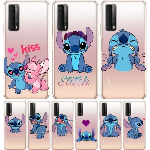 Cartoon Lilo Stitch Disney For Huawei Mate 40 30 20 20X 10 RS P Smart 2021 2020 Z S Pro Plus Lite 2019 Silicone Phone Case