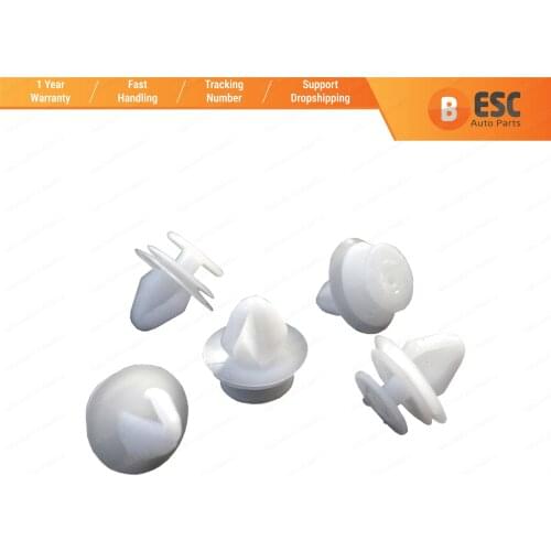 10 Pieces Floor Covering Clips, WHITE COLOR for Renault: 7703077469, Peugeot : 6991.S6