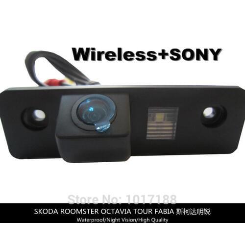 HD!! WIFI camera Wireless Car Rear View Camera SONY Chip For SKODA ROOMSTER OCTAVIA TOUR FABIA