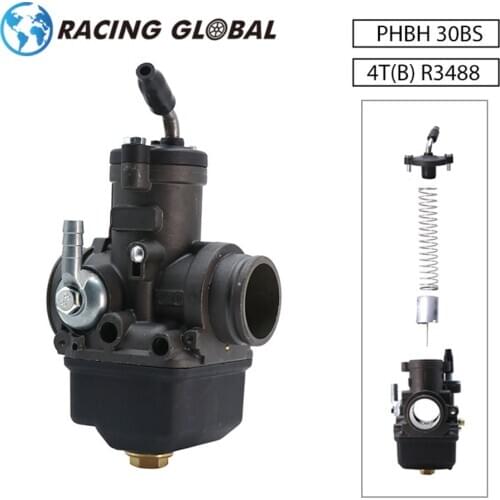 ALCON-Racing 30mm Dellorto Motorcycle Carburetor PHBH 30BS 4T(B) R3488 For 50cc-300cc Motocross Dirt Pit Bike Universal