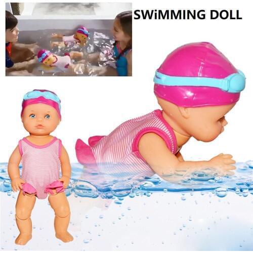Waterproof Swimming Doll Kid Girls Toy swimming water doll electric Dolls joint movable Dolls Best Gift Toy Christmas gift