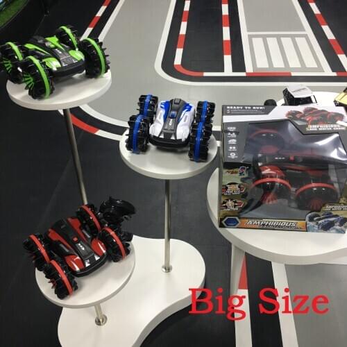 360 Rotate Rc Cars Remote Control Stunt Car 2 Sides Waterproof Driving On Water And Land Amphibious Electric Toys For Children