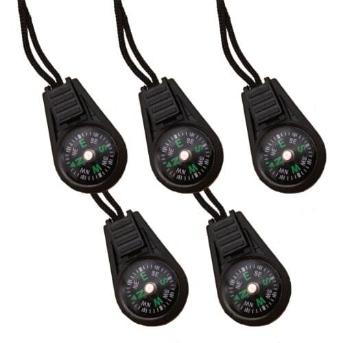 Mini Compass Carabiner Clip Guiding Tool Keyring Keychains For Outdoor Activity Hiking Camping Hunting Travelling