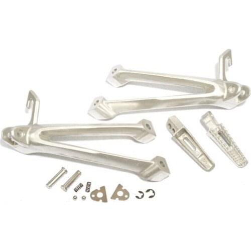 Motorcycle Footrests Rear Foot Pegs Pedals Rest Footrests For Suzuki GSXR600 750 2006 2007