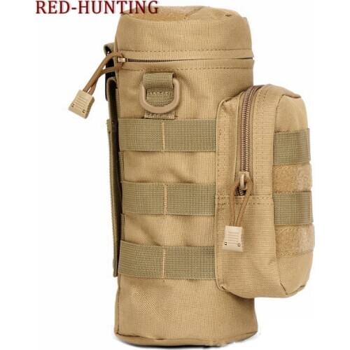Tactical Military Molle System Water Bottle Bags Kettle Pouch For Climbing Hiking Sports Oxford Cloth 600D