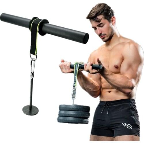 Forearm Strength Trainer Arm Triceps Blaster Wrist Roller Power Weight Lifting Biceps Strengthener Home Gym Fitness Equipment