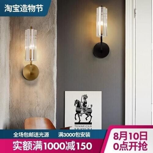 Vintage bathroom fixture mirror light rope dining room bedroom aisle wall lights for home bedroom lamp wall lamp