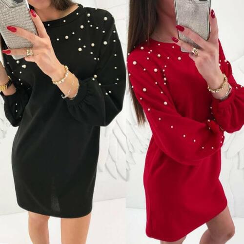 Women Autumn Winter Long Sleeve Evening Cocktail Party Sweater Shirts Mini Dress Bikini Cover Up beachwear Clubwear Mini