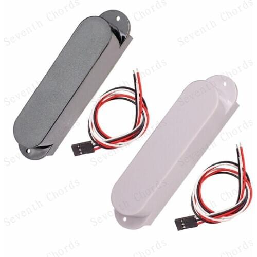 1 Pcs No Holes Closed Cover Single Coil Active Pickup for Electric Guitar