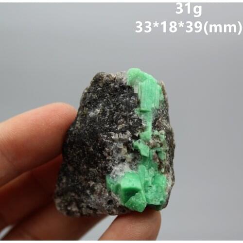 100% Natural green emerald mineral gem-grade crystal specimens stones and crystals quartz crystals