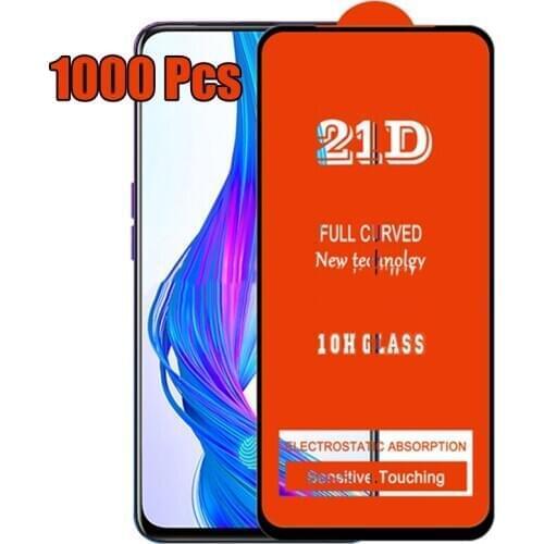 1000pcs 21D Full Glue 9H Tempered Glass Screen Protector Guard Film For Xiaomi Mi 11 Lite 11X Pro 11i 10i 10 10T F3 GT A4 M4 X3
