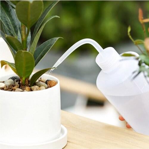 250 / 500mL Water Beak Pouring Kettle Succulents Plant Flower Watering Can Squeeze Bottles With Long Nozzle Beak Garden Tools