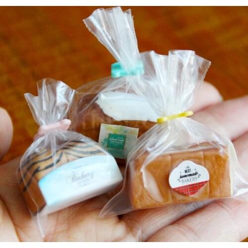 3PCS 1/6 Mini Bread Dollhouse Miniature Toast Pretend Play Fake Food for Blyth Barbies Doll House Kitchen Decor Accessories Toy
