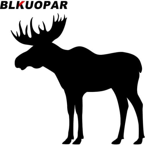 BLKUOPAR for Deer Car Stickers Waterproof Decals Surfboard Occlusion Scratch Creative JDM Assessoires Campervan Funny Decor