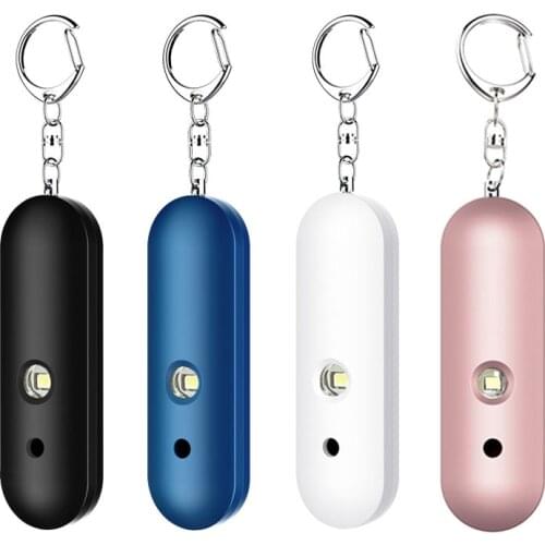IP56 Waterproof 130dB Self Defense Alarm Keychain for Girl Women Elderly Child Personal Shocker Scream Emergency Alert 2 Speaker