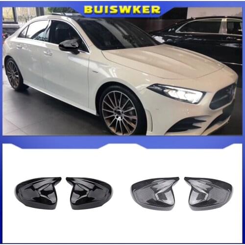 Car Styling Rearview Mirror Cover For Mercedes Benz A Class W177 2018 A180 A200 Modified Mirror Cover Protective Decoration